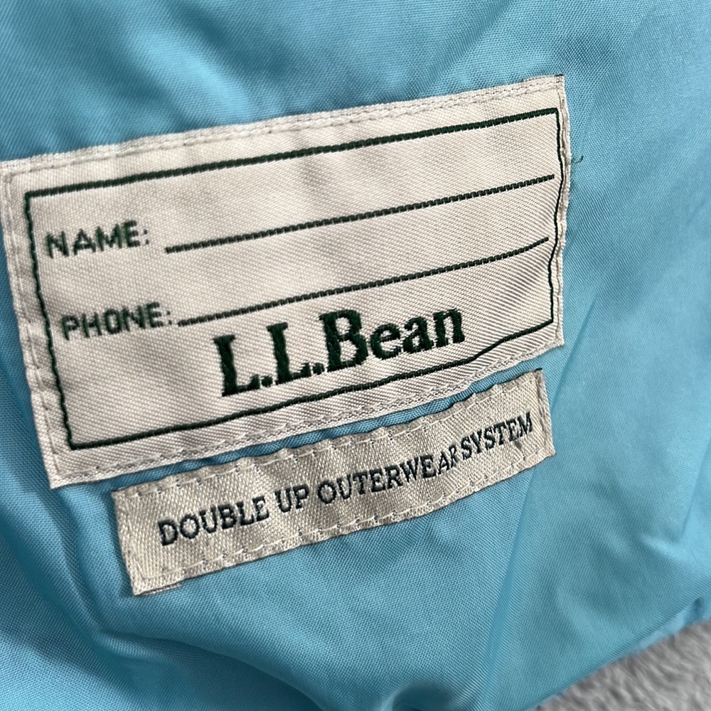 LL Bean 14/16 Purple Blue Lightweight Full Zip Hooded Jacket - Picture 9 of 16